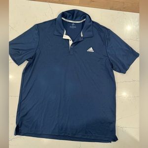 Men’s Adidas Blue Polo Size XL